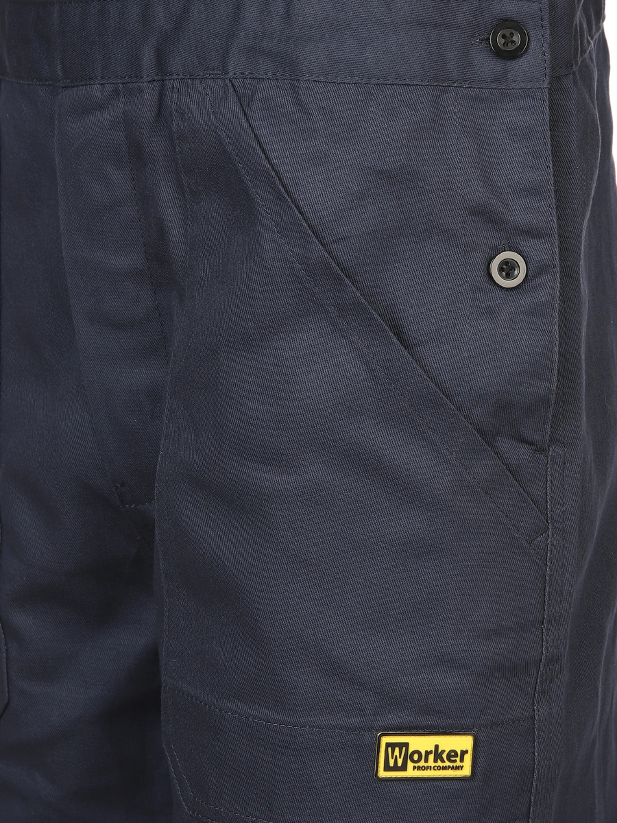 Bild 3 von Herren Arbeitshose mit Latz
                 
                                                        Blau