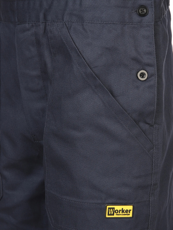 Bild 3 von Herren Arbeitshose mit Latz
                 
                                                        Blau