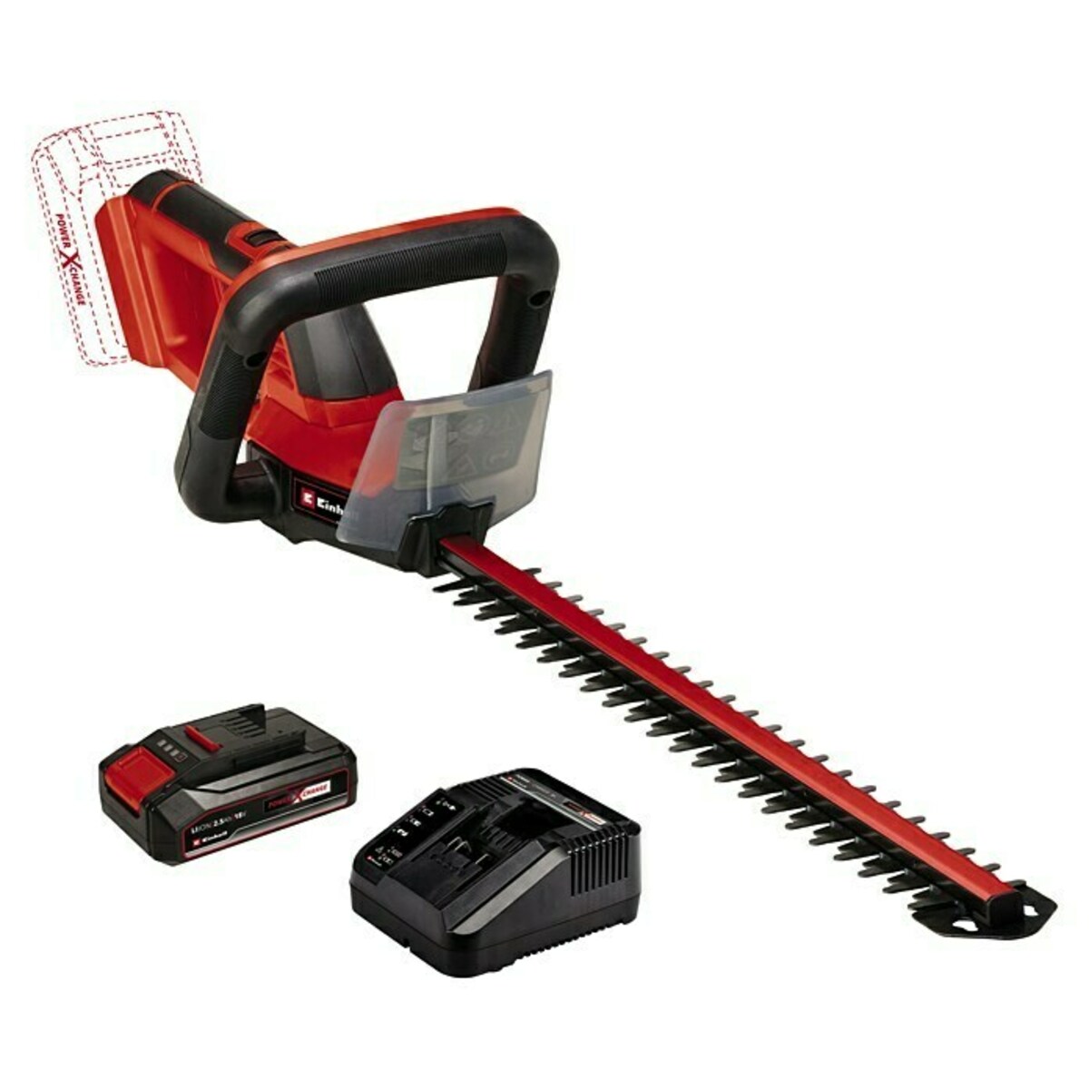 Bild 1 von Einhell Power X-Change 18V Akku-Heckenschere GC-CHT 18/45