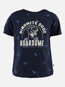 Jungen T-Shirt mit lustigem Frontprint
                 
                                                        Blau