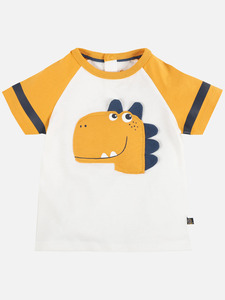 Baby Jungen Shirt mit Dino-Appliaktion
                 
                                                        Weiß