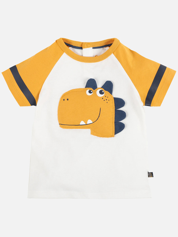 Bild 1 von Baby Jungen Shirt mit Dino-Appliaktion
                 
                                                        Weiß