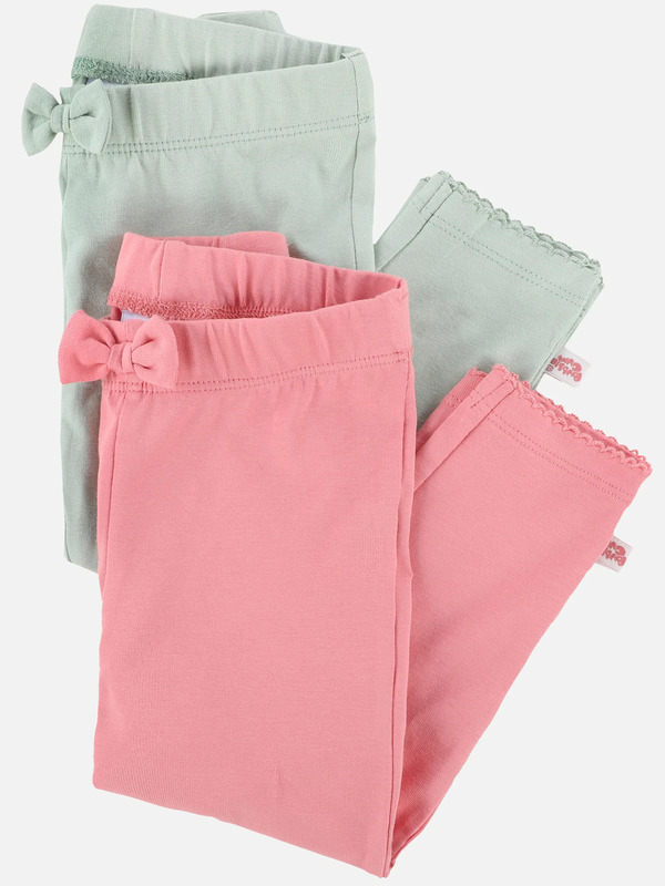 Bild 3 von Baby Mädchen Leggings im 2er Pack
                 
                                                        Grün