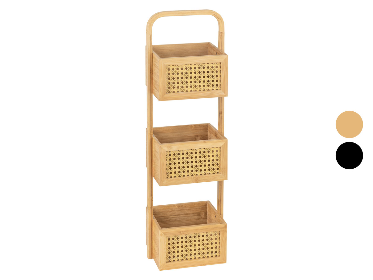 Bild 1 von Wenko Badregal, mit 3 Bambuskörben