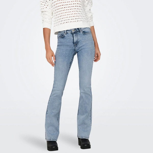 Bild 1 von Only ONLBLUSH MID SK FLARE Jeans
                 
                                                        Blau