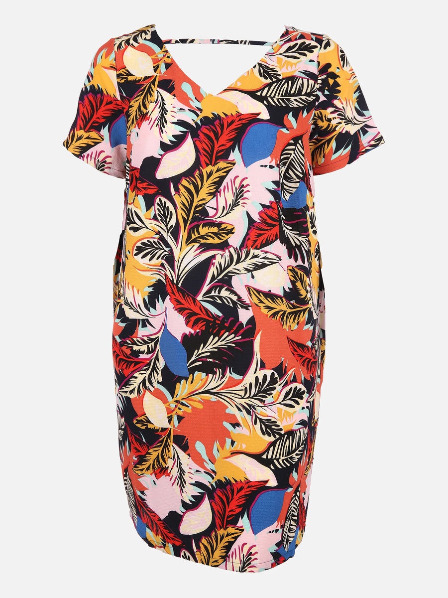 Bild 1 von Only Carmakoma CARLUXLOU SS V-NECK K Kleid
                 
                                                        Schwarz