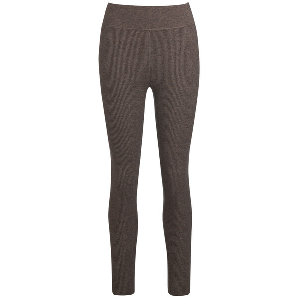 Bild 1 von Damen Loungewear-Leggings in Ripp-Optik BRAUN