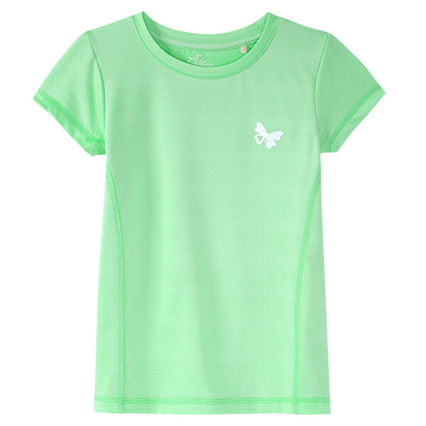 Bild 1 von Mädchen Sport-T-Shirt mit Schmetterling-Print HELLGRÜN