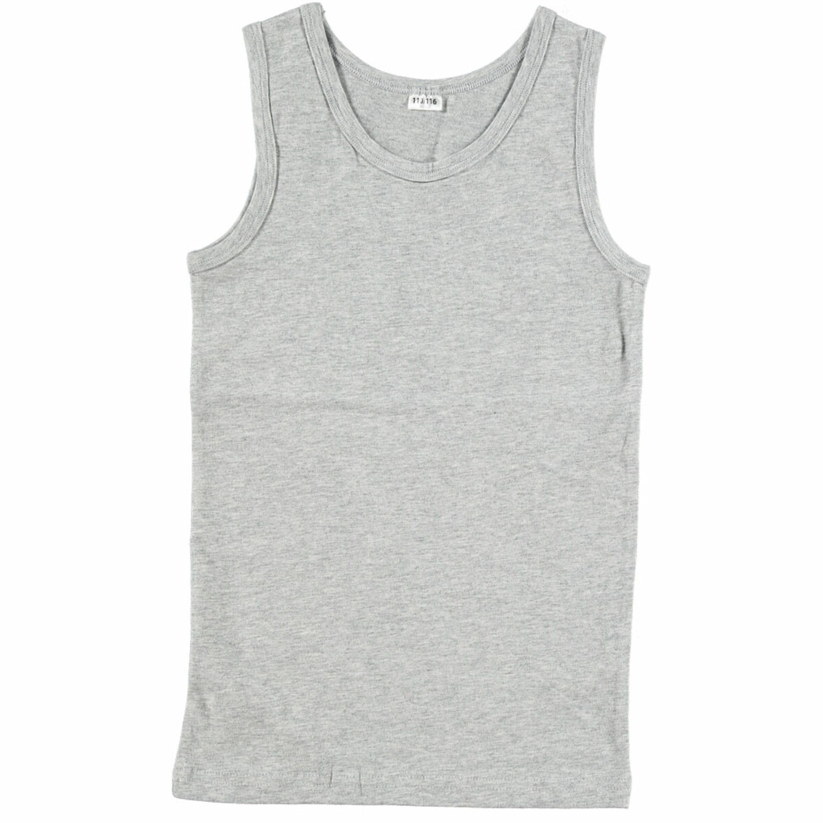 Bild 1 von Jungen-Unterhemd Stretch, Anthrazit, 110/116