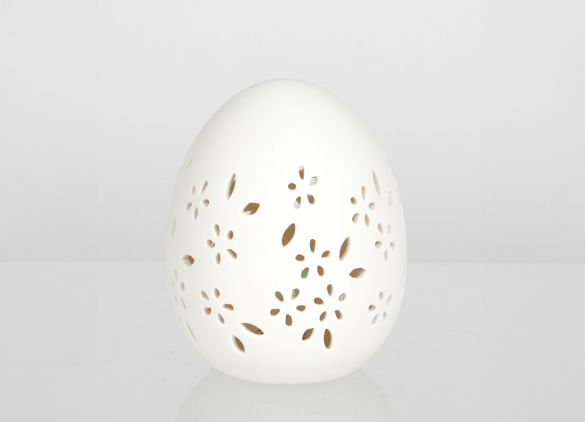 Bild 1 von Keramik-Osterei ca. 9 x 9 x H 10 cm