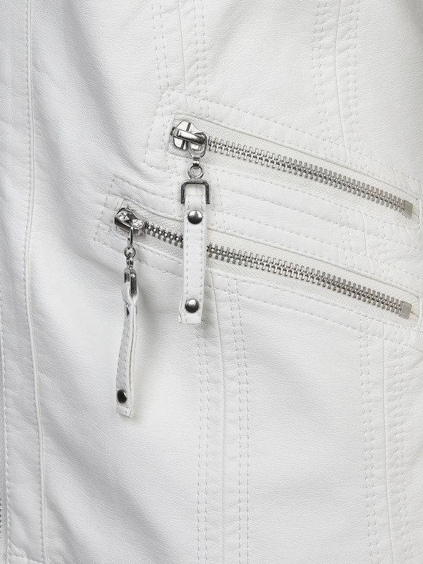 Bild 4 von Damen Bikerjacke in Kunstleder
                 
                                                        Weiß