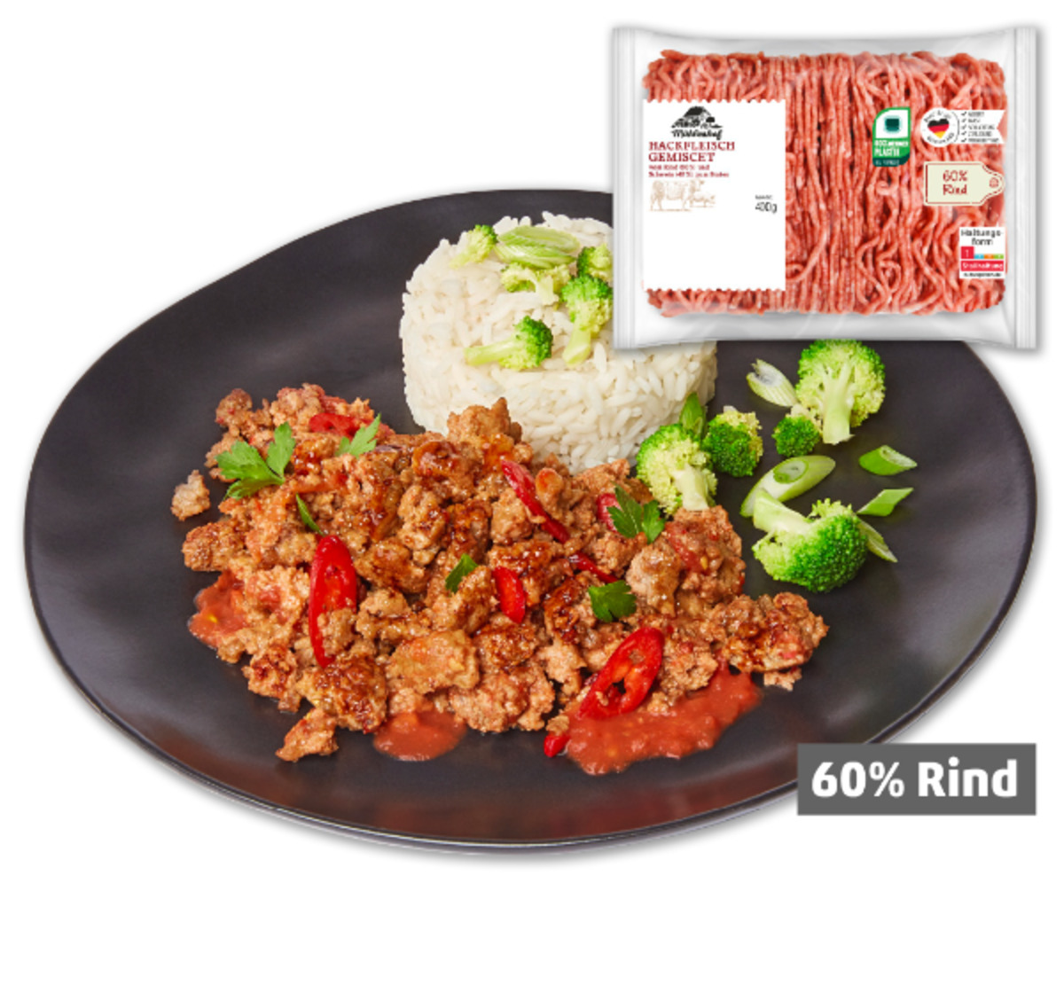 Bild 1 von MÜHLENHOF Frisches Hackfleisch, gemischt
