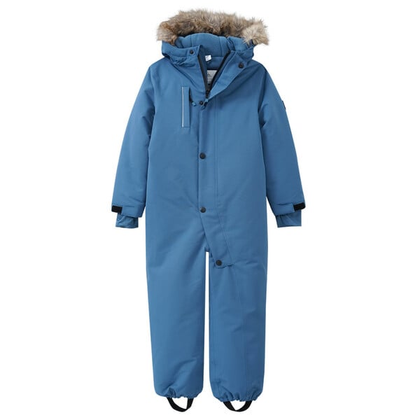 Bild 1 von Kinder Schneeoverall mit Fellimitat BLAU