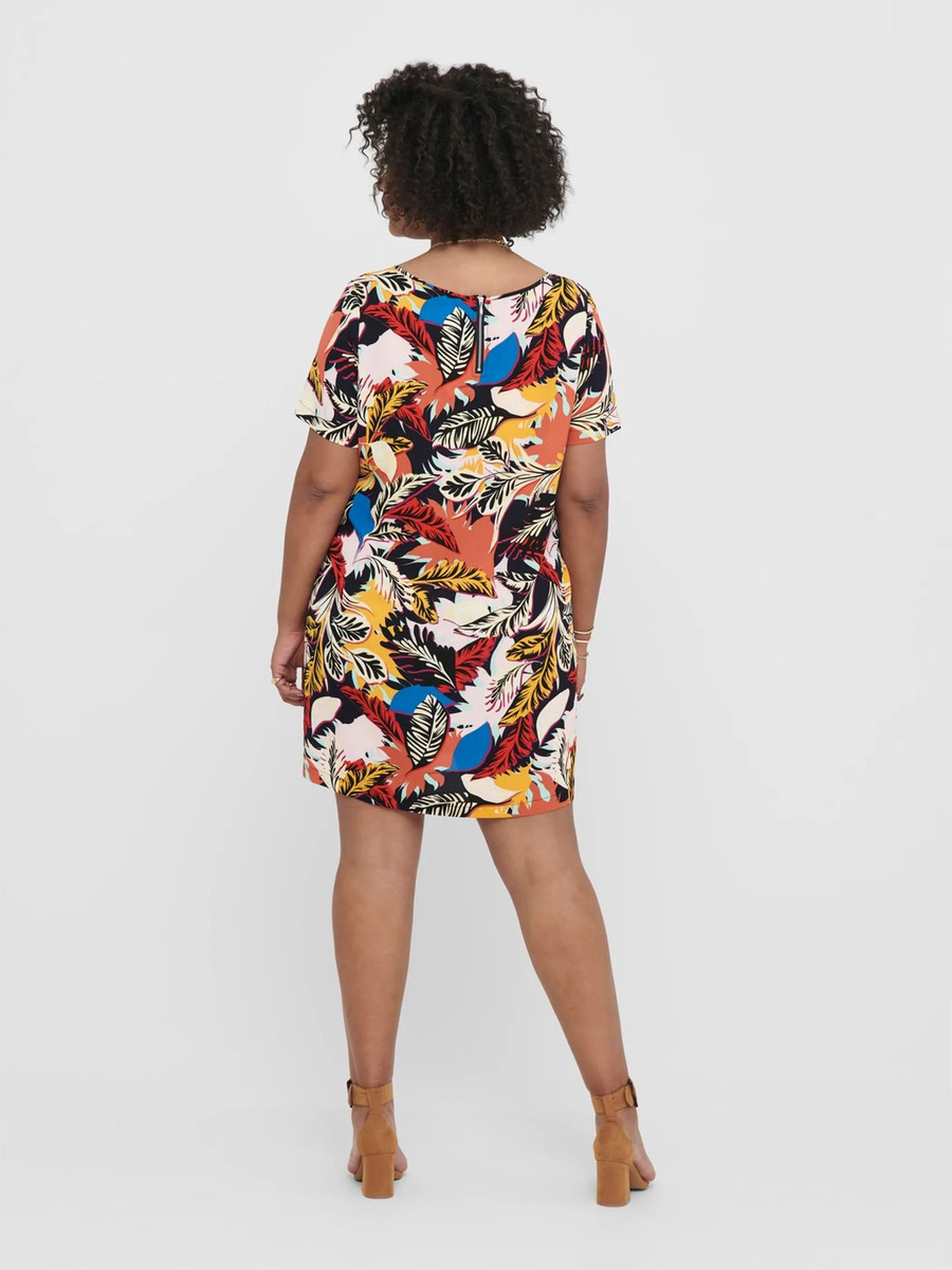 Bild 4 von Only Carmakoma CARLUXLOU SS V-NECK K Kleid
                 
                                                        Schwarz