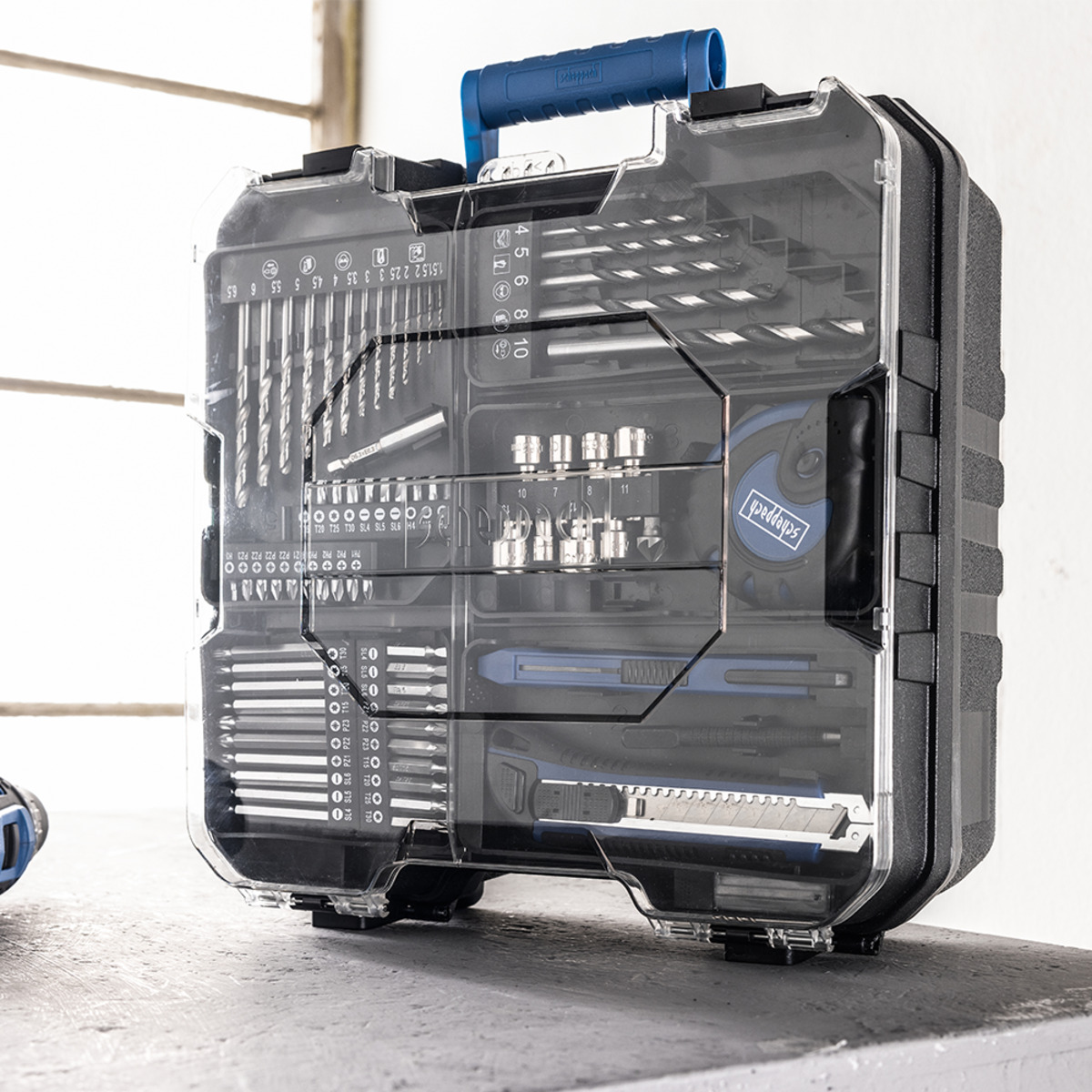 Bild 3 von Scheppach Akku Bohrschrauber 20V inkl. 74 tlg. Zubehörset