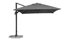 Schneider Schirme Ampelschirm  Teneriffa Grande grau Maße (cm): B: 400 Garten