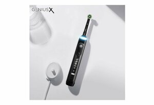 Oral B Elektrische Zahnbürste Genius X, mit künstlicher Intelligenz & Putztechnikerkennung, visuelle Andruckkontrolle, 6 Putzmodi inkl. Sensitiv, Timer