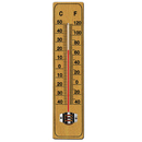 Bild 1 von Deuba® Thermometer aus Holz bis 50C 22cm