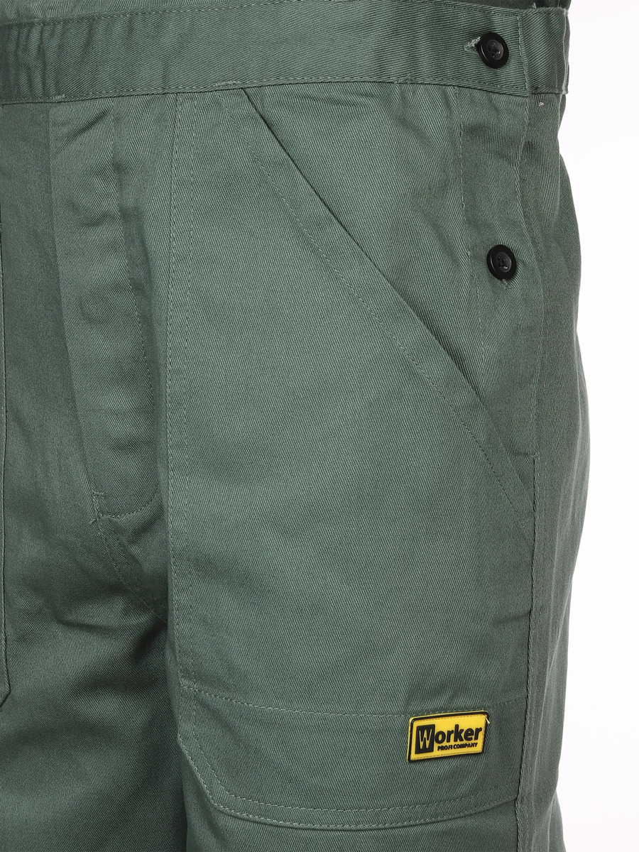 Bild 3 von Herren Arbeitshose mit Latz
                 
                                                        Grün