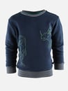 Bild 2 von Jungen Sweatshirt mit Dino-Rubberprint
                 
                                                        Blau