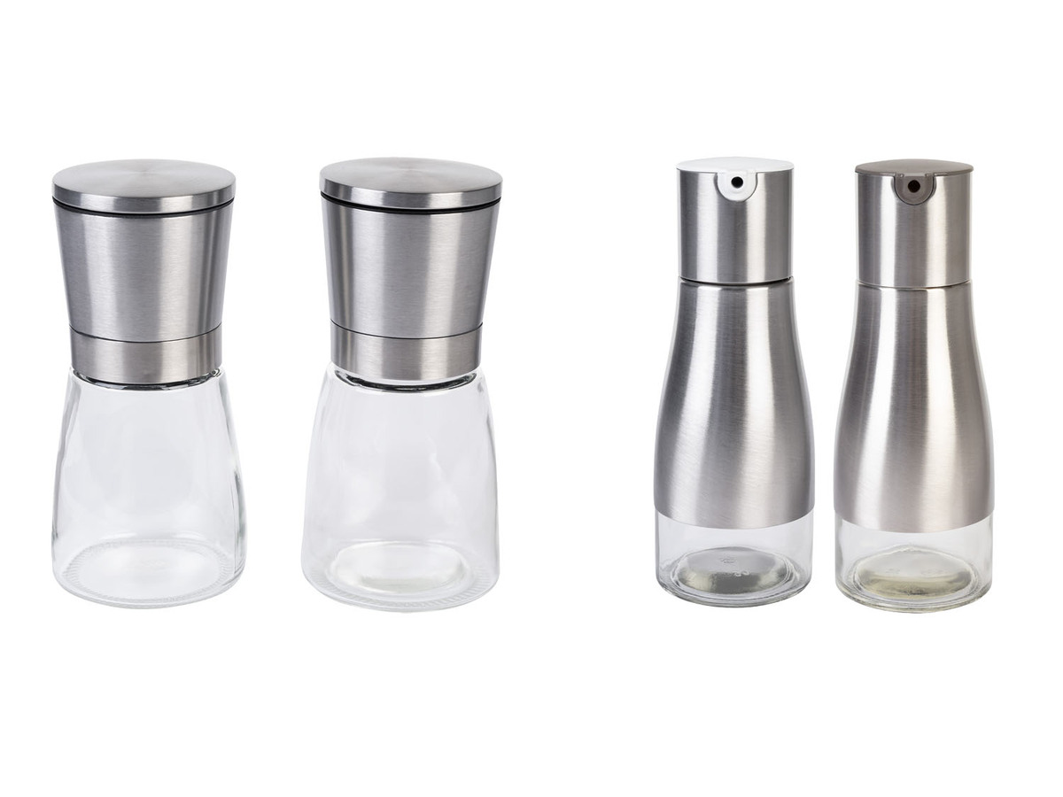 Bild 1 von ERNESTO® Salz- und Pfeffermühle / Essig- und Öl- Spender