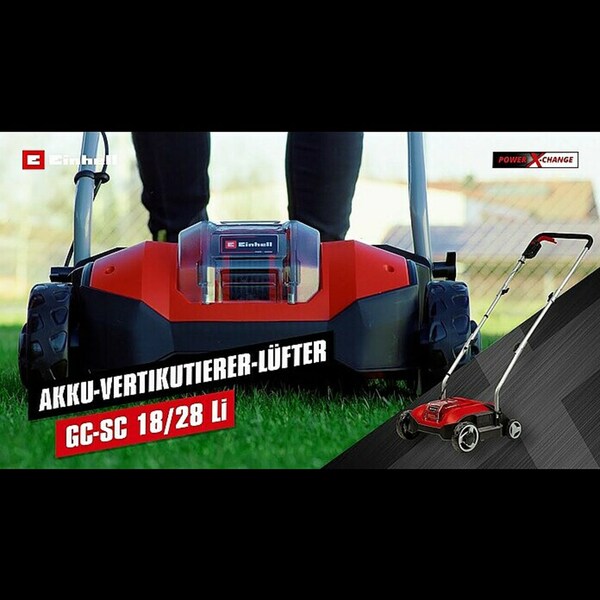 Bild 4 von Einhell Power X-Change 18V Akku-Vertikutierer GC-SC 18/28 LI-SOLO