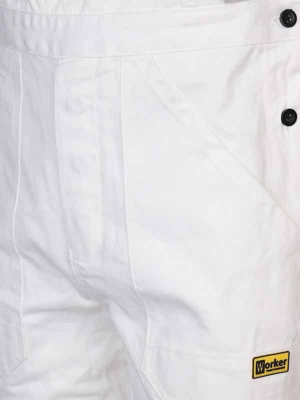 Bild 3 von Herren Arbeitshose mit Latz
                 
                                                        Weiß