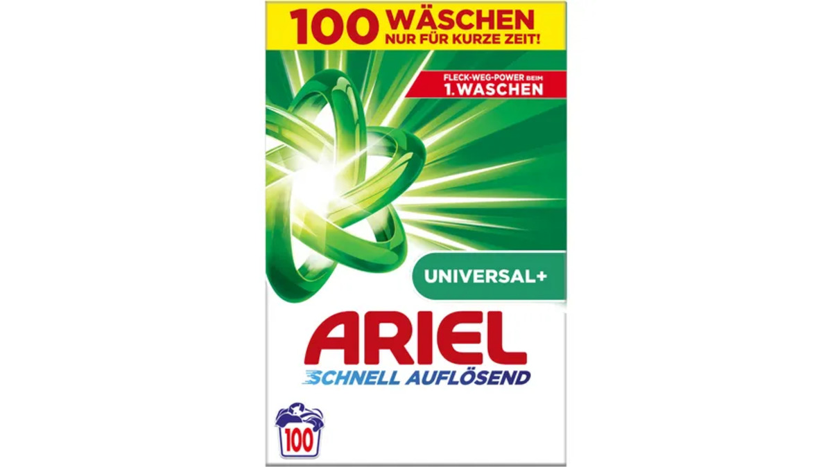 Bild 1 von Ariel Universalwaschmittel Pulver schnell auflösend
