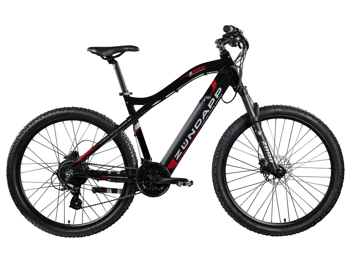 Bild 1 von Zündapp E-Bike Mountainbike »Z898« 27,5 Zoll schwarz/rot