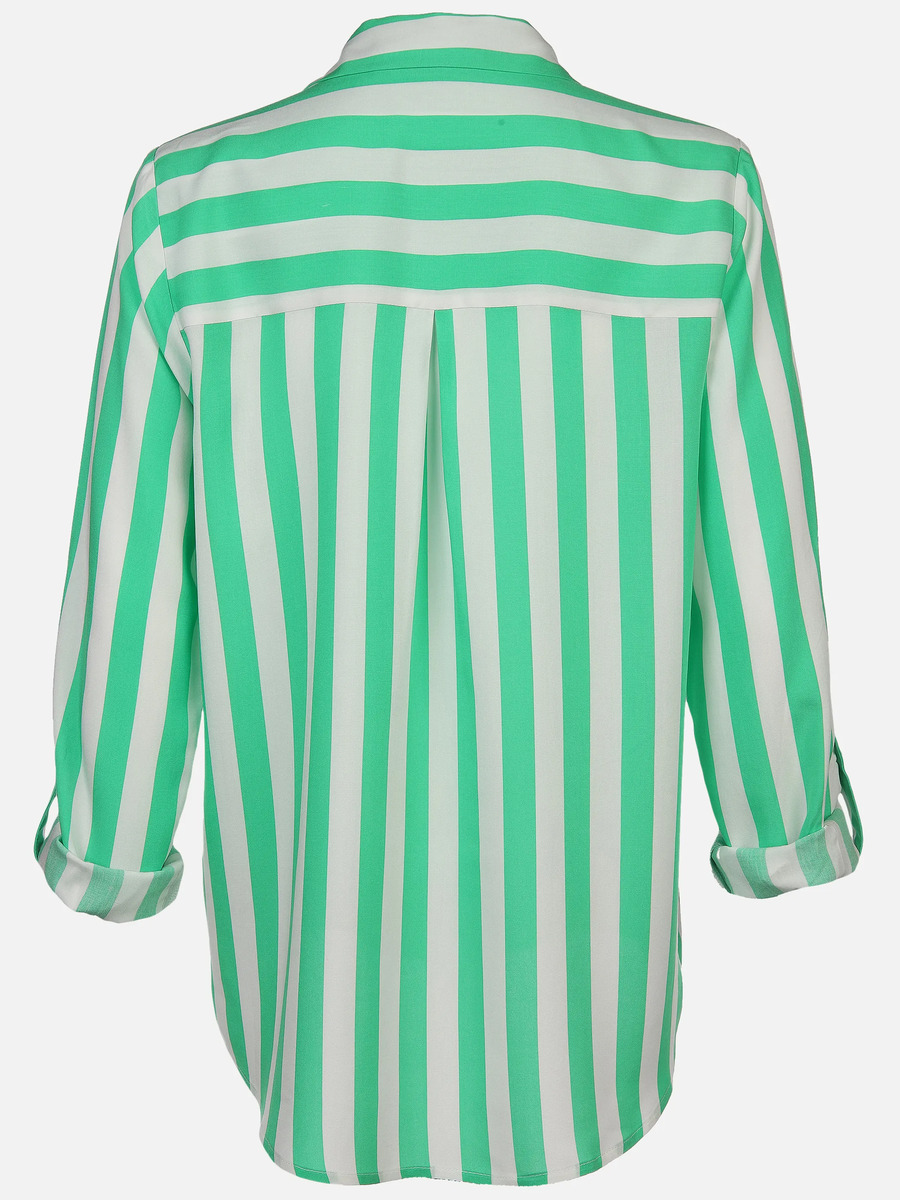 Bild 2 von Damen Bluse mit Streifen
                 
                                                        Grün