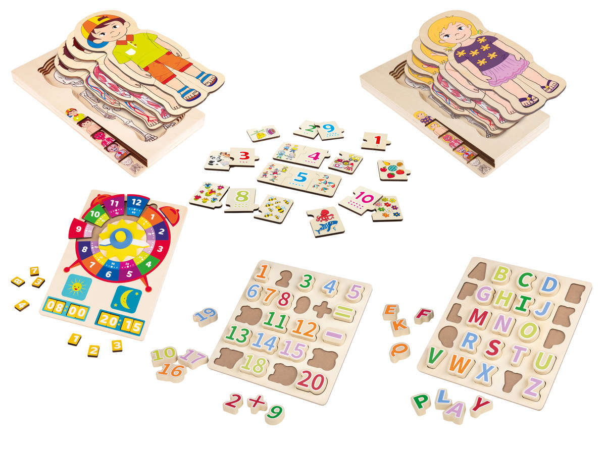Bild 1 von Playtive Holz Lernpuzzle