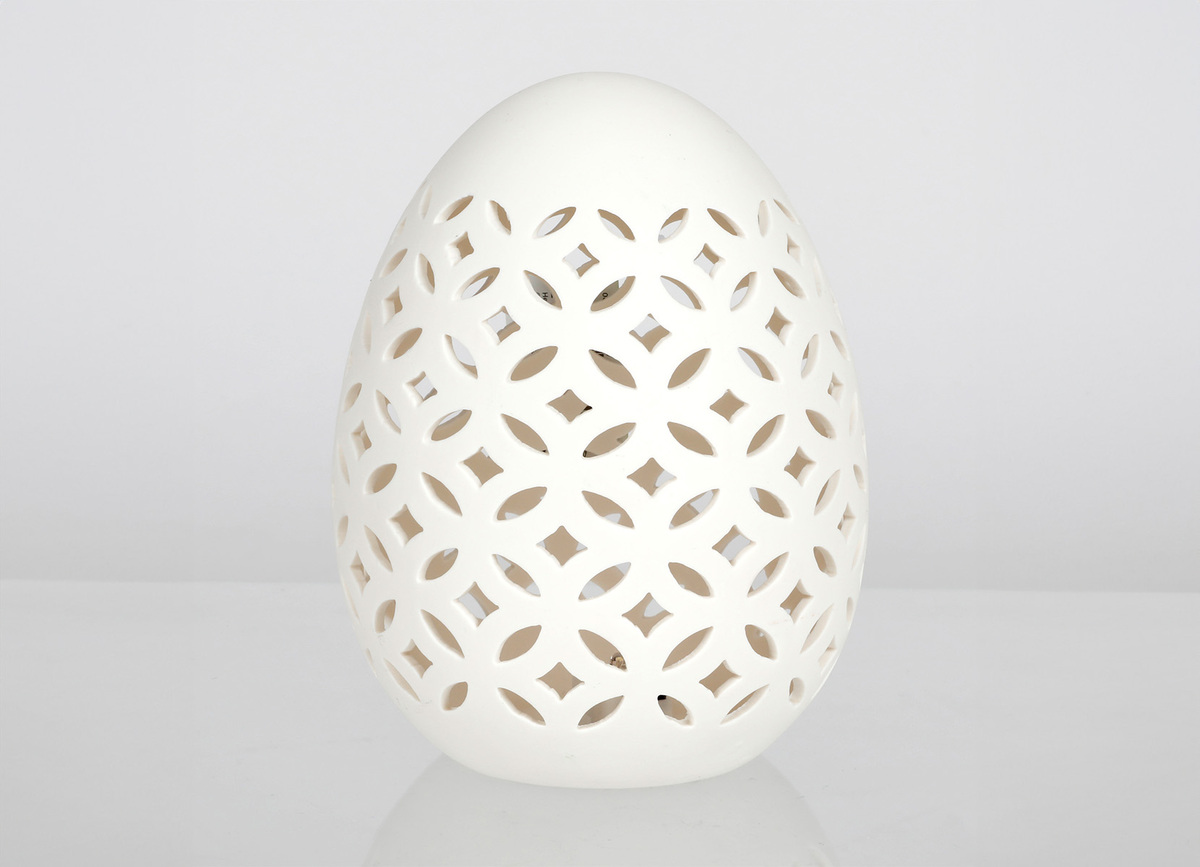 Bild 1 von Keramik-Osterei ca. 12 x 12 x H 16 cm