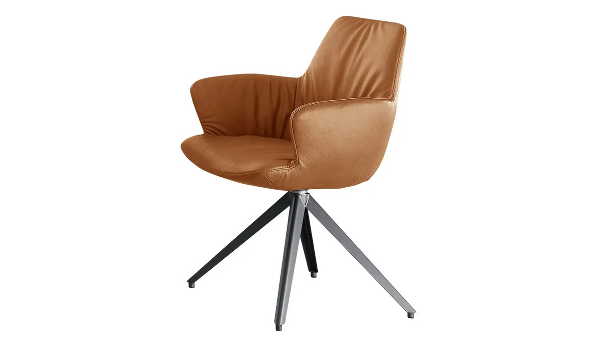 Bild 1 von Armlehnstuhl braun Maße (cm): B: 60 H: 87 T: 62 Stühle