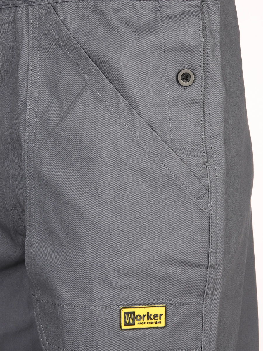 Bild 3 von Herren Arbeitshose mit Latz
                 
                                                        Grau