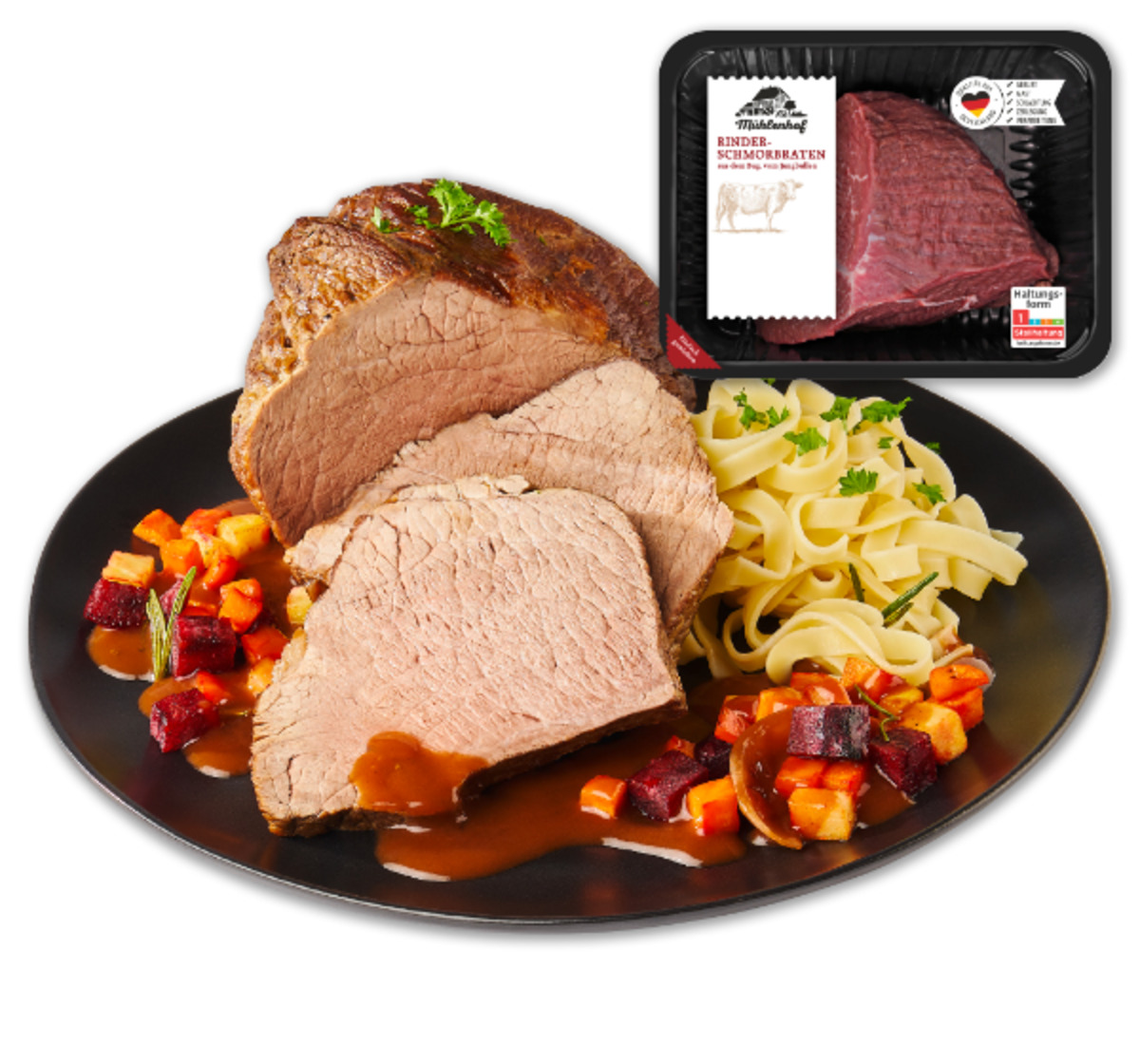 Bild 1 von MÜHLENHOF Frischer Rinder-Schmorbraten vom Jungbullen*