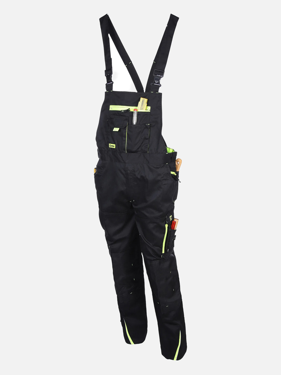 Bild 1 von Herren Latz-Arbeitshose mit Neondetails
                 
                                                        Schwarz