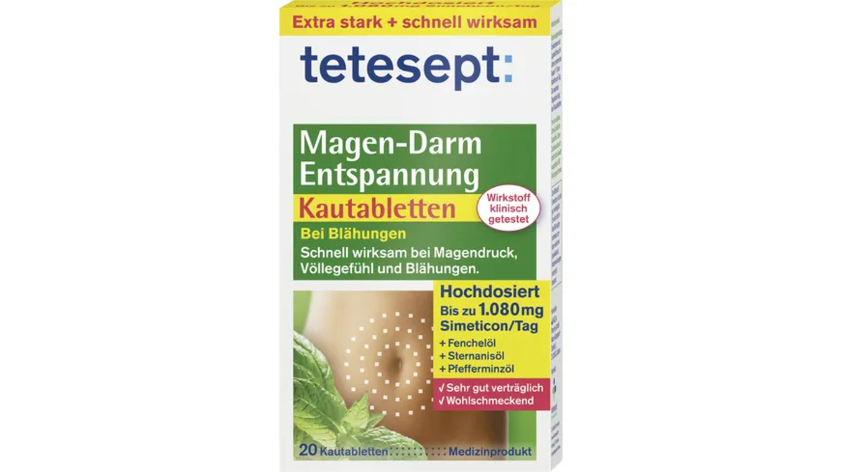 Bild 1 von tetesept Magen-Darm Entspannung Kautabletten