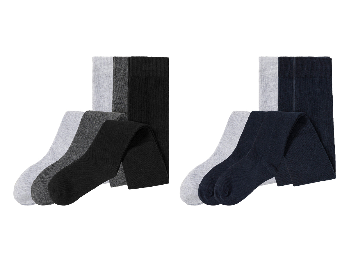 Bild 1 von lupilu® Kleinkinder Strumpfhosen, 3 Stück, mit hohem Bio-Baumwollanteil