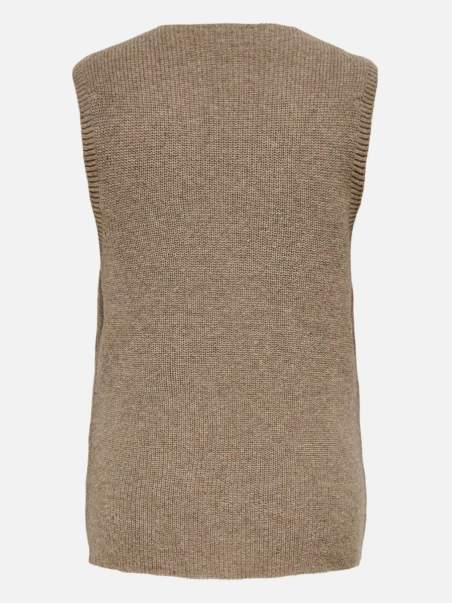 Bild 2 von Only Carmakoma  CARPARIS LIFE V-NECK Strickpullunder
                 
                                                        Braun