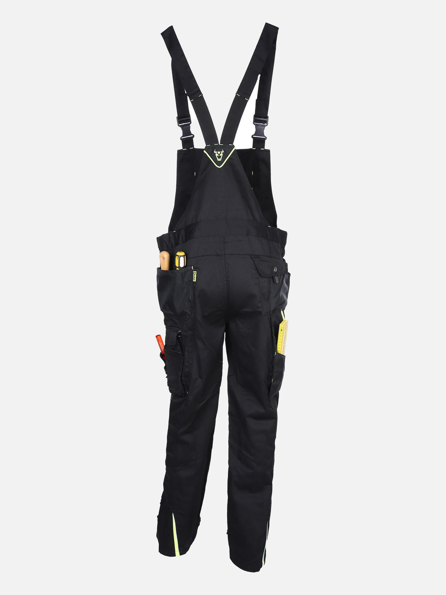 Bild 2 von Herren Latz-Arbeitshose mit Neondetails
                 
                                                        Schwarz