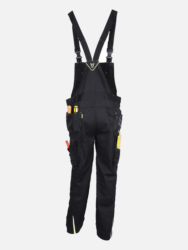 Bild 2 von Herren Latz-Arbeitshose mit Neondetails
                 
                                                        Schwarz