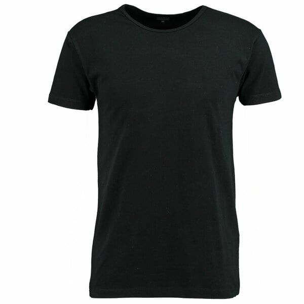 Bild 1 von Herren-T-Shirt Kurze Ärmel Slim Fit / Stretch, Schwarz, L