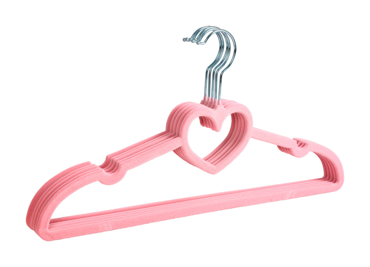 Bild 1 von Kleiderbügel 'Herzform' 5 Stück