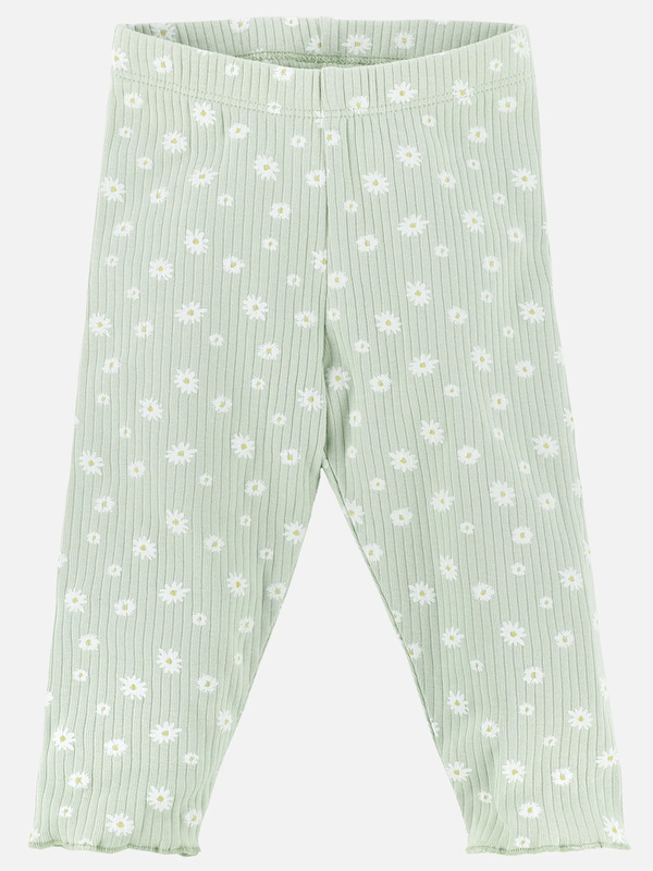 Bild 1 von Baby Mädchen Leggings mit Blümchen-Print
                 
                                                        Grün