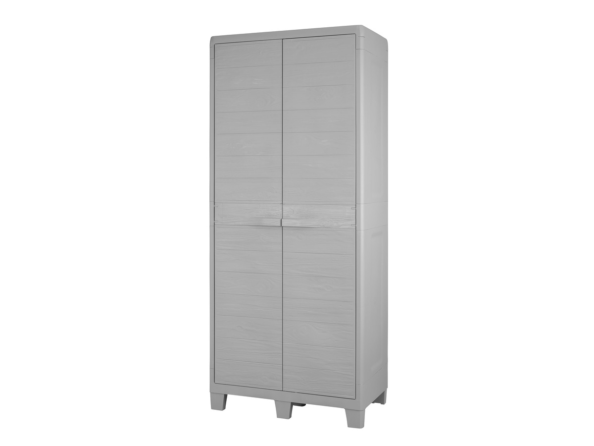 LIVARNO home Gartenschrank, 2 Türen, aus recyceltem Kunststoff von Lidl