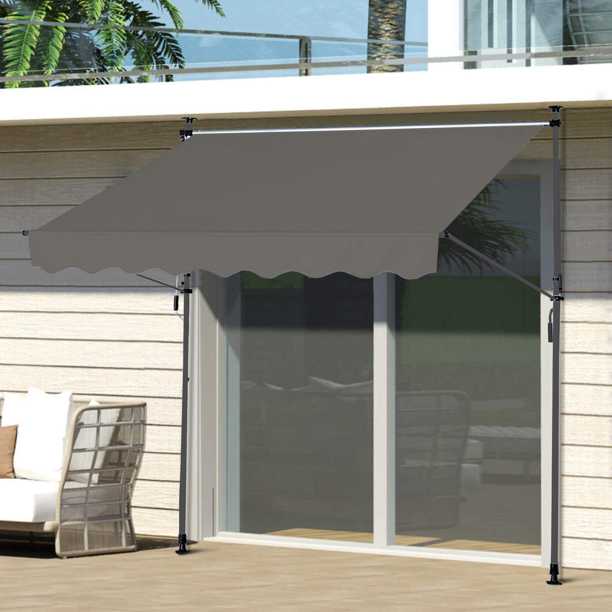 Bild 1 von Better Home Klemmmarkise Sonnenschutz Anthrazit