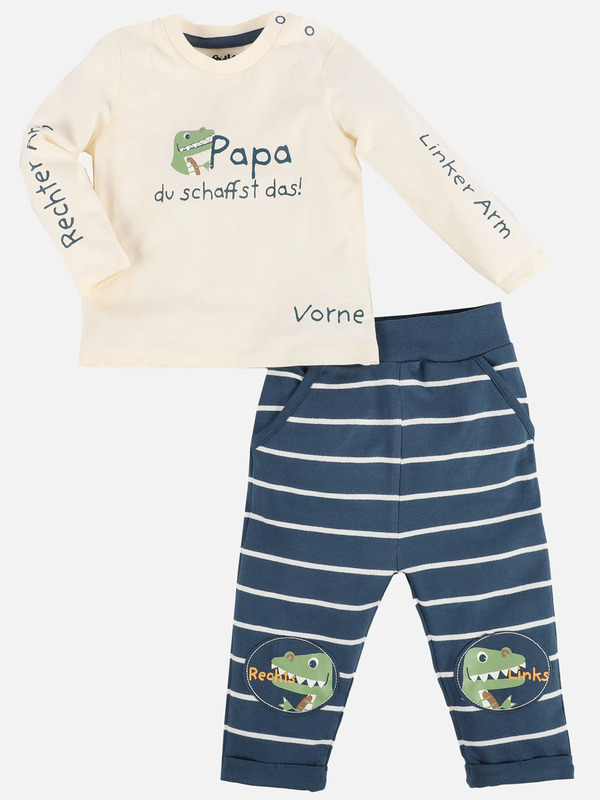 Bild 1 von Baby Jungen Set, 2tlg. best. aus Schirt und Hose
                 
                                                        Blau