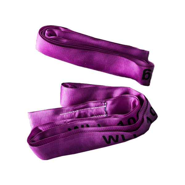 Bild 1 von Kraft Werkzeuge Rundschlinge 1,0m, violett, Doppelpack, 2 St.