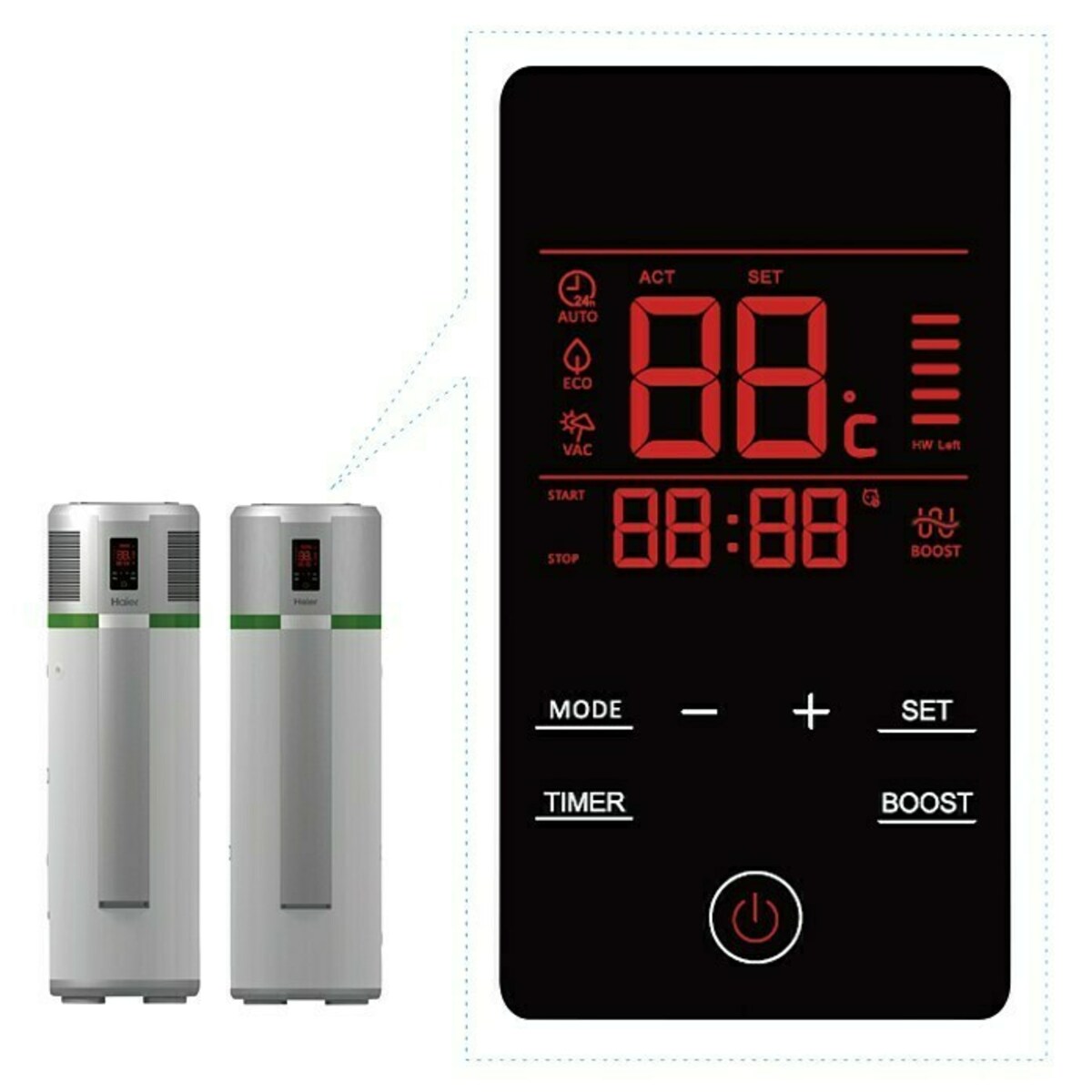 Bild 3 von Haier Warmwasser-Wärmepumpe M3C