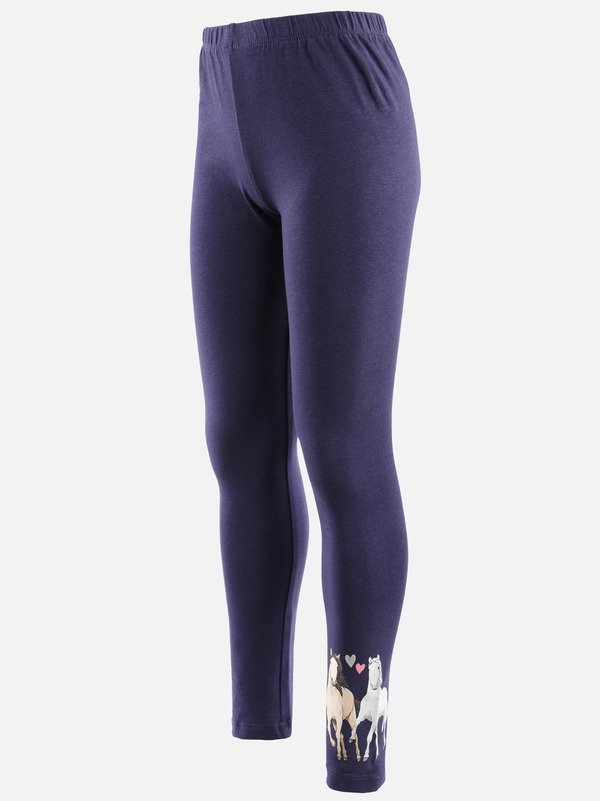 Bild 3 von Mädchen Leggings mit Pferdeprint
                 
                                                        Blau